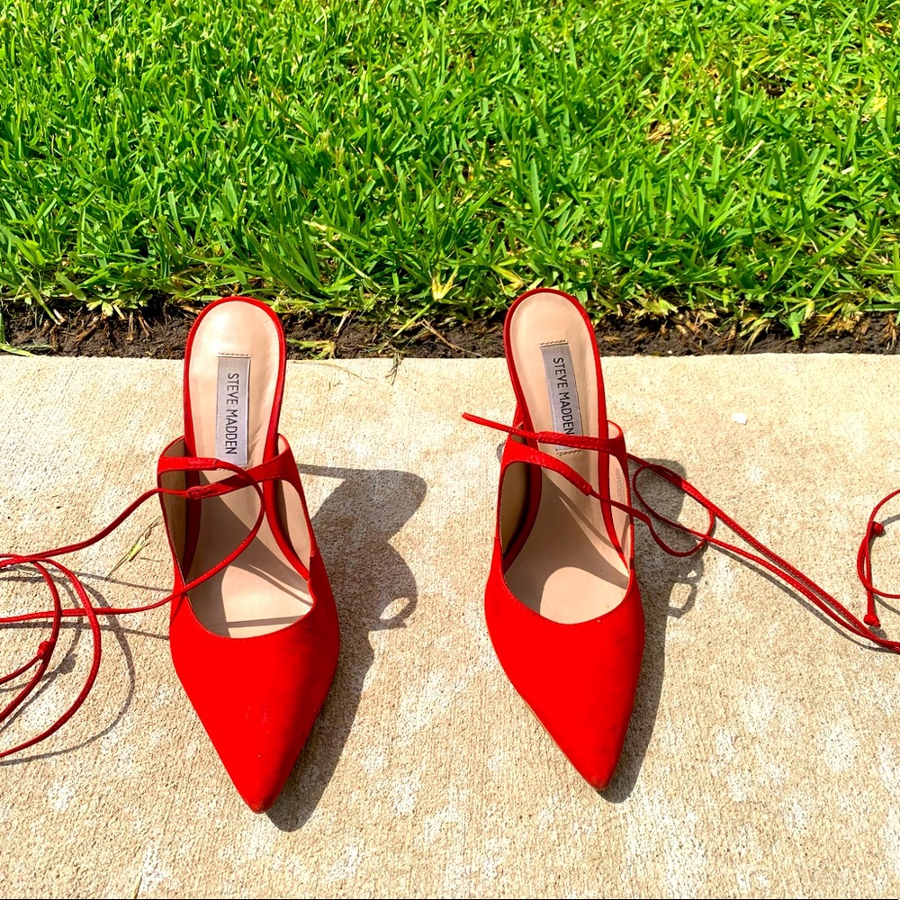 Steve Madden Lace up Mules